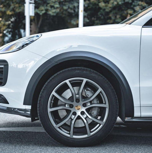 Porsche Cayenne 9Y0 9Y0.1 Base/S/GTS/Turbo/Turbo S 2019 2020 2021 2022 2023 & Cayenne 9Y0 9Y0.2 Base/S/GTS/Turbo/Turbo S 2024-On & Cayenne 9Y3 9Y3.1 Base/S/GTS/Turbo/Turbo S/Turbo GT 2019 2020 2021 2022 2023 & Cayenne 9Y3 9Y3.2 Base/S/GTS/Turbo/Turbo S/Turbo GT 2024-On with Aftermarket Parts - Wheel Arches Carbon Fiber / FRP from CMST Tuning