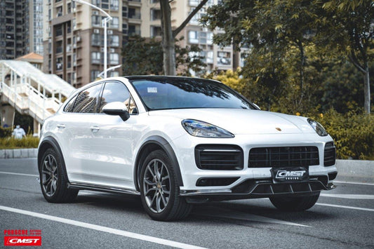 Porsche Cayenne 9Y0 9Y0.1 Base/S/GTS/Turbo/Turbo S 2019 2020 2021 2022 2023 & Cayenne 9Y0 9Y0.2 Base/S/GTS/Turbo/Turbo S 2024-On & Cayenne 9Y3 9Y3.1 Base/S/GTS/Turbo/Turbo S/Turbo GT 2019 2020 2021 2022 2023 & Cayenne 9Y3 9Y3.2 Base/S/GTS/Turbo/Turbo S/Turbo GT 2024-On with Aftermarket Parts - Wheel Arches Carbon Fiber / FRP from CMST Tuning