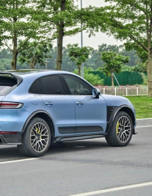 Macan 95B.1 Base/S/GTS/Sport Edition/Turbo 2015-2018 with Aftermarket Parts - Vacuumed Carbon & FRP Widebody Wheel Arches from CMST Tuning