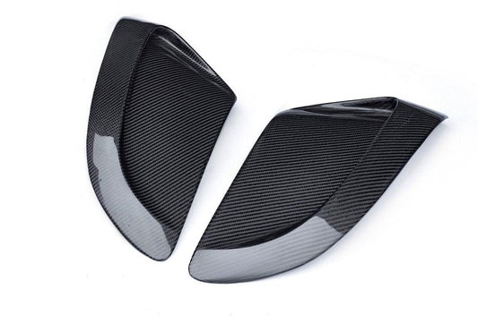 Porsche 991 991.1 911 Carerra Base/S/T 2012-2016 & 991 991.2 911 Carerra Base/S/T 2017-2019 with Aftermarket Parts - GT2RS Style Vacuumed Carbon & FRP Rear Fender Trim from CMST Tuning