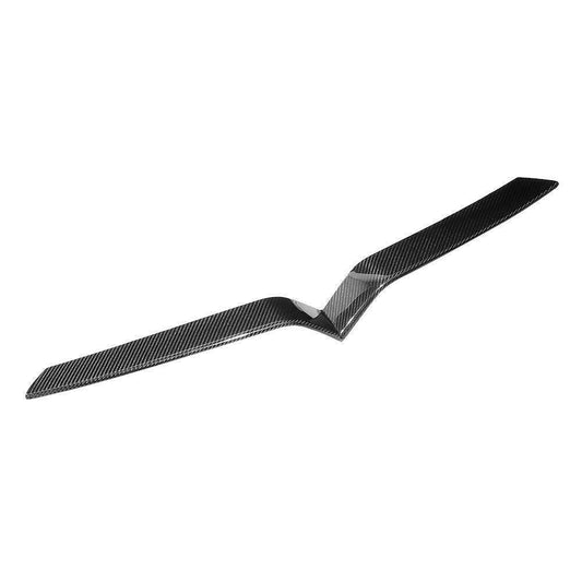 CMST Dry Carbon Fiber Front Central Grill Chrome Delete For Tesla Model X 2016-2021 - Performance SpeedShop