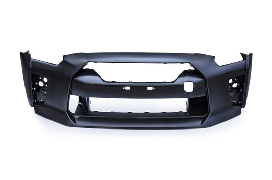 Nissan GTR Nismo T-Spec Black Edition Track Eidtion Premium Pure 2008-2023 (recommened 2017-2024 hood for 2008-2016 cars) with Aftermarket Parts - Facelift Conversion Style Front Bumper Set Polypropylene from CMST Tuning