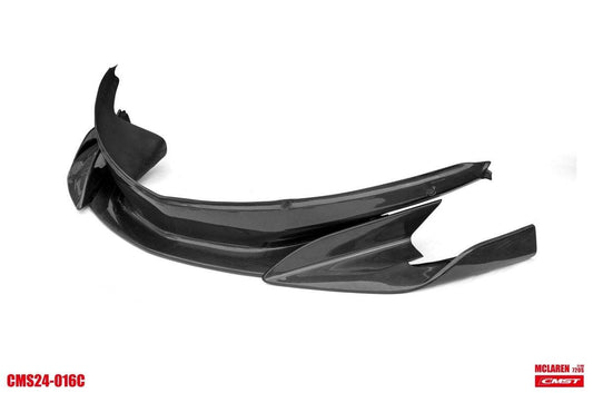 McLaren 720s 2018-2023 & 765LT 2021-2022 & 750s 2024-on with Aftermarket Parts - 765lt Conversion Style Front Bumper & Front Lip Carbon Fiber / FRP from CMST Tuning