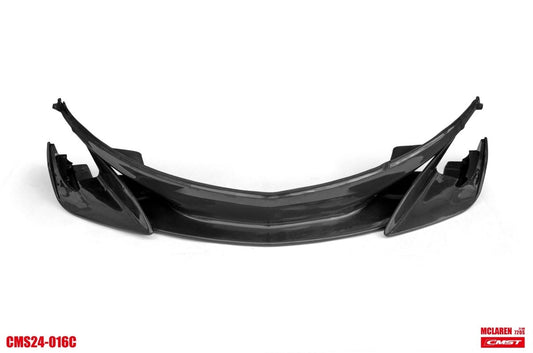 McLaren 720s 2018-2023 & 765LT 2021-2022 & 750s 2024-on with Aftermarket Parts - 765lt Conversion Style Front Bumper & Front Lip Carbon Fiber / FRP from CMST Tuning