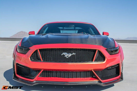 CMST Tuning Carbon Fiber Front Bumper & Front Lip for Ford Mustang S550.1 2015-2017 - Performance SpeedShop