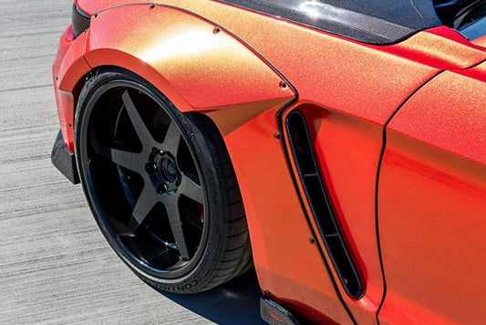 Ford Mustang GT 5.0 V6 3.6 Ecoboost 2.3 S550.1 2015-2017 with Aftermarket Parts - Front Fenders Carbon Fiber / FRP from CMST Tuning