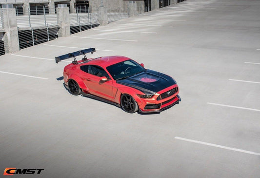 Ford Mustang GT 5.0 V6 3.6 Ecoboost 2.3 S550.1 2015-2017 with Aftermarket Parts - Front Fenders Carbon Fiber / FRP from CMST Tuning