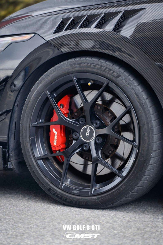 Volkswagen Golf R GTI Base MK8 2022-ON with Aftermarket Parts - Carbon Fiber / FRP Front Fenders from CMST Tuning