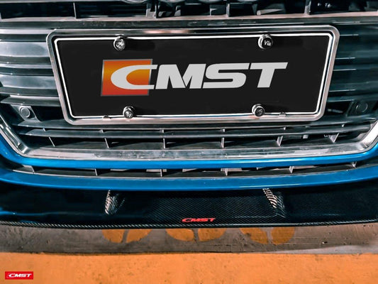 Audi S3 A3 S-line (with s-line bumper,does not fit base model) 8V.5 2017 2018 2019 2020 with Aftermarket Parts - Front Lip Carbon Fiber from CMST Tuning