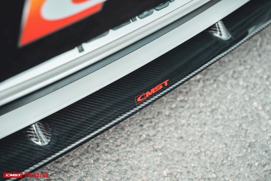 Audi S5 A5 S-line (with s-line bumper, does not base model) B9 2017 2018 2019 & RS5 B9 2018 2019 with Aftermarket Parts - Front Lip Carbon Fiber from CMST Tuning