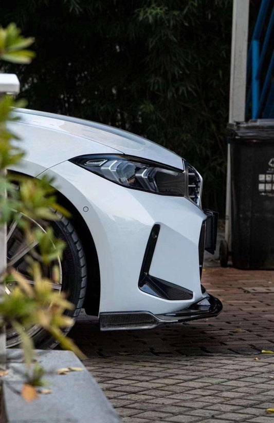 BMW 3 Series 330i M340i G20 G21 LCI 2023-ON (fitment for 330i requires M-Sport package bumper) with Aftermarket Parts - Pre-preg Carbon Fiber & FRP Front Lip from CMST Tuning