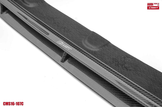 Audi S4 A4 S-line (with s-line bumper, does not fit base model) B9.5 2020-ON with Aftermarket Parts - Front Lip Carbon Fiber from CMST Tuning