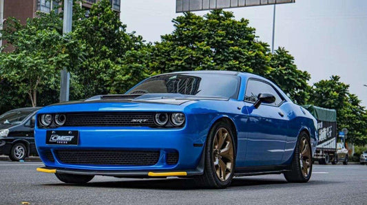 Dodge Challenger Demon Redeye Hellcat T/A Scat Pack 392 SRT R/T SXT SE 2008-2023 with Aftermarket Parts - Carbon Fiber / FRP Hood Bonnet from CMST Tuning