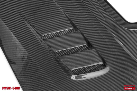 BMW 3 Series M340i 330i G20 G21 2019-ON with Aftermarket Parts - Hood Bonnet Carbon Fiber / FRP from CMST Tuning