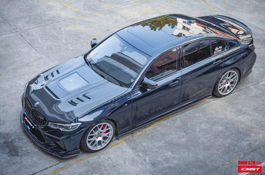 BMW 3 Series M340i 330i G20 G21 2019-ON with Aftermarket Parts - Hood Bonnet Carbon Fiber / FRP from CMST Tuning