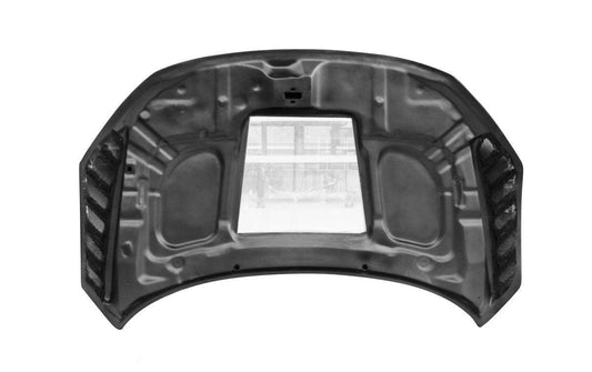 Honda Civic Type-R FK8 2017-2021 & Civic 10th Gen FC1 FC2 FC5 FC6 2016-2021 & Civic 10th Gen FC3 FC4 FK7 2017-2021 with Aftermarket Parts - Clearview Glass Style Hood Bonnet Carbon Fiber / FRP from CMST Tuning