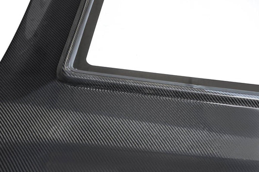 Ford Mustang GT 5.0 V6 3.6 Ecoboost 2.3 S550.1 2015-2017 with Aftermarket Parts - Stage 2 Clearview Glass Style Hood Bonnet Carbon Fiber / FRP from CMST Tuning