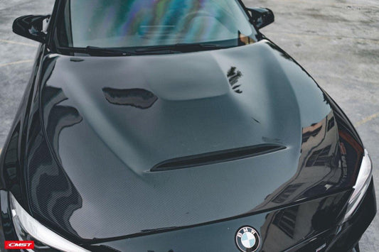 BMW M2/M2C F87 2016-2021 & 2 Series 228i 230i M235i M240i F22 F23 2014-2021 with Aftermarket Parts - GTS Carbon Fiber Hood Bonnet from CMST Tuning