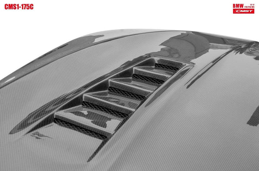 BMW M5 & 5 Series 520/523/528/530/535/550 2011 2012 2013 2014 2015 2016 with Aftermarket Parts - Hood Bonnet Carbon Fiber / FRP from CMST Tuning