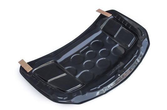Mercedes Benz CLA45 AMG CLA250 C117 2014-2019 with Aftermarket Parts - Vented Style Hood Bonnet Carbon Fiber from CMST Tuning