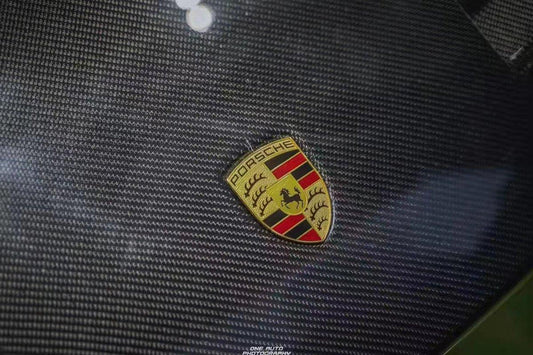 Porsche Taycan 9J1 Sedan/Cross Turismo RWD/4S/GTS/Turbo/Turbo S 2020-ON with Aftermarket Parts - OEM Hood Bonnet Carbon Fiber / FRP from CMST Tuning