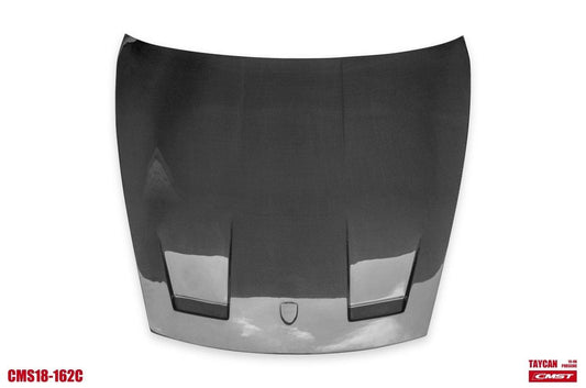 Porsche Taycan 9J1 Sedan/Cross Turismo RWD/4S/GTS/Turbo/Turbo S 2020-ON with Aftermarket Parts - OEM Hood Bonnet Carbon Fiber / FRP from CMST Tuning
