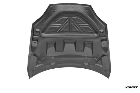 Tesla Model S 2nd Gen late 2016-early 2021 with Aftermarket Parts - Hood Bonnet Carbon Fiber / FRP from CMST Tuning