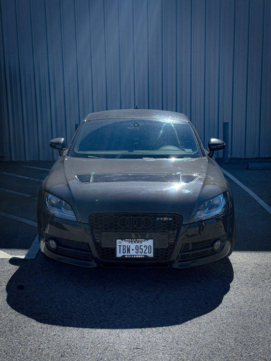 Audi TT TTS MK2 8J 2007 2008 2009 2010 2011 2012 2013 2014 2015 with Aftermarket Parts - V1 Hood Bonnet Carbon Fiber / FRP from CMST Tuning