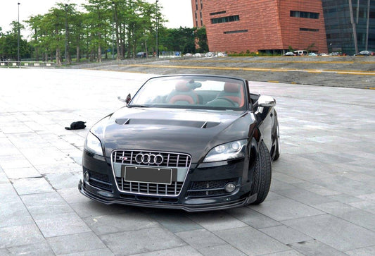 Audi TT TTS MK2 8J 2007 2008 2009 2010 2011 2012 2013 2014 2015 with Aftermarket Parts - V1 Hood Bonnet Carbon Fiber / FRP from CMST Tuning