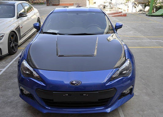 Toyota Scion Subaru GT86 86 TRD GT SE Base ZN6 2017 2018 2019 2020 & Scion FR-S FRS ZN6 2013 2014 2015 2016 & BRZ TS Limited Premium ZN6 2013 2014 2015 2016 2017 2018 2019 2020 with Aftermarket Parts - V1 Hood Carbon Fiber / FRP from CMST Tuning