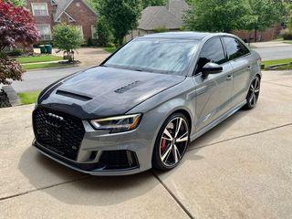 Audi RS3 S3 A3 8V / 8V.5 2014 2015 2016 2017 2018 2019 2020 with Aftermarket Parts - V2 Hood Bonnet Carbon Fiber / FRP from CMST Tuning