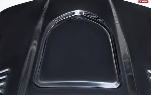 Chevrolet Camaro 5th Gen Z/28 2SS 1SS 2LT 2LS 1LT 1LS 2010-2014 & Camaro 5th Gen ZL1 2012-2015 with Aftermarket Parts - V2 Vented Style Hood Bonnet Carbon Fiber / FRP from CMST Tuning