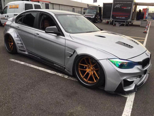 BMW 3 Series F30 F31 320 / 328 / 330 / 340 / M340 2013 2014 2015 2016 2017 2018 2019 2020 & 4 Series 428 / 430 / 435 / 440 F32 2014 2015 2016 2017 2018 2019 2020 with Aftermarket Parts - Hood Bonnet Carbon Fiber / FRP from CMST Tuning