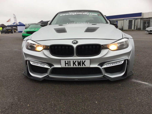 BMW 3 Series F30 F31 320 / 328 / 330 / 340 / M340 2013 2014 2015 2016 2017 2018 2019 2020 & 4 Series 428 / 430 / 435 / 440 F32 2014 2015 2016 2017 2018 2019 2020 with Aftermarket Parts - Hood Bonnet Carbon Fiber / FRP from CMST Tuning