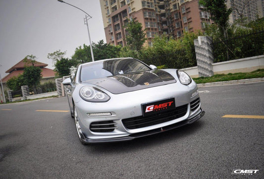 Porsche Panamera 970 970.1 970.2 2/4/4S/GTS/Turbo/Turbo S 2010-2016 with Aftermarket Parts - Carbon Fiber & FRP Hood Bonnet from CMST Tuning