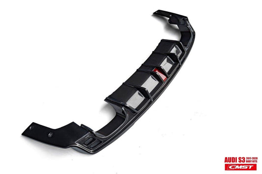 Audi RS3 S3 A3 8V/8V.5 2014 2015 2016 2017 2018 2019 2020 with Aftermarket Parts - Rear Wing Carbon Fiber from CMST Tuning