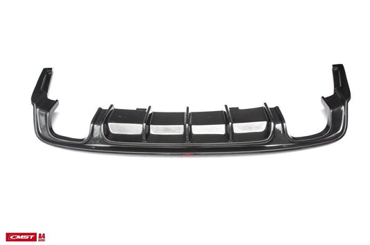 Audi S4 A4 S-line (with s-line bumper,does not fit base model) B9 2017 2048 2019 with Aftermarket Parts - Rear Diffuser Carbon Fiber from CMST Tuning