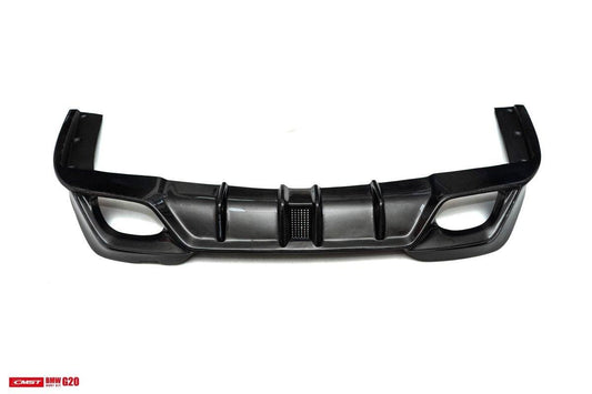 BMW 3 Series 330i M340i G20 G21 Pre-LCI 2020 2021 2022 (fitment for 330i requires M-Sport package bumper) with Aftermarket Parts - Rear Diffuser Carbon Fiber / FRP from CMST Tuning