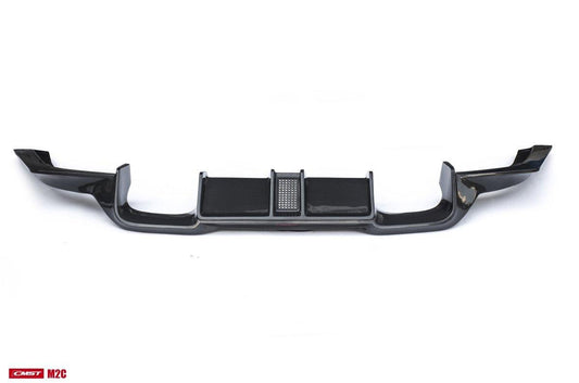 BMW F87 M2 M2C 2016-2021 with Aftermarket Parts - Vacuumed Carbon Rear Diffuser from CMST Tuning