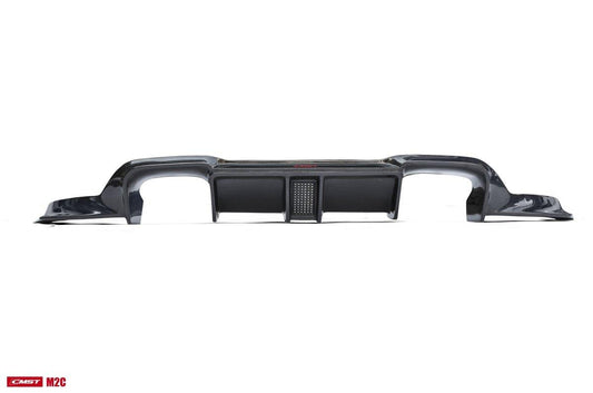 BMW F87 M2 M2C 2016-2021 with Aftermarket Parts - Vacuumed Carbon Rear Diffuser from CMST Tuning