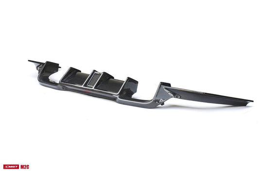 BMW F87 M2 M2C 2016-2021 with Aftermarket Parts - Vacuumed Carbon Rear Diffuser from CMST Tuning