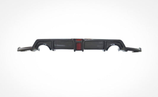 Honda Civic 10th Gen FC1 FC2 FC5 FC6 2016 2017 2018 2019 2020 2021 with Aftermarket Parts - Rear Diffuser Carbon Fiber / FRP from CMST Tuning