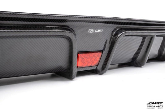 Honda Civic 11th Gen FE1 FE2 FE4 2022-ON with Aftermarket Parts - Side Skirts Carbon Fiber / FRP from CMST Tuning