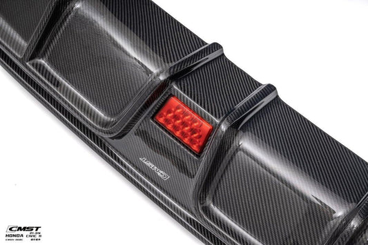 Honda Civic 11th Gen FE1 FE2 FE4 2022-ON with Aftermarket Parts - Side Skirts Carbon Fiber / FRP from CMST Tuning