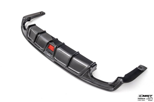 Honda Civic 11th Gen FE1 FE2 FE4 2022-ON with Aftermarket Parts - Side Skirts Carbon Fiber / FRP from CMST Tuning