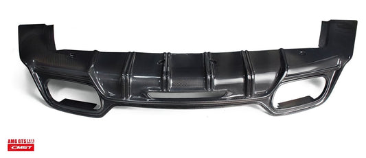 Mercedes Benz AMG GT GTS C190 2016 2017 2018 2020 2021 with Aftermarket Parts - Rear Diffuser Carbon Fiber / FRP from CMST Tuning