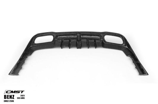 Mercedes Benz E-Class E63S E63 E53 E43 AMG E550 E450 E400 E350 E300 W213 2017-2023 with Aftermarket Parts - Carbon Fiber FRP Rear Diffuser from CMST Tuning
