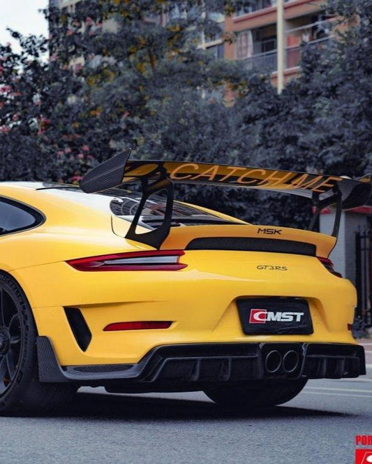 Porsche 991.2 911 GT3RS 2017-2019 with Aftermarket Parts - Vacuumed Carbon & FRP Rear Diffuser from CMST Tuning