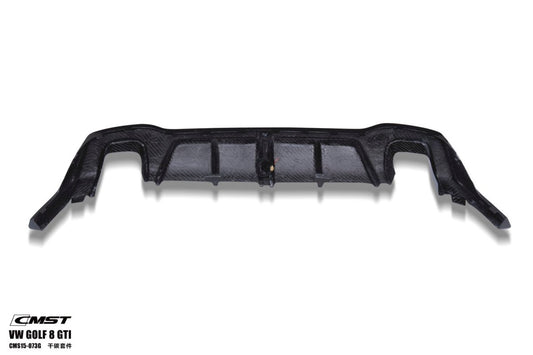 Volkswagen Golf GTI MK8 2022-ON with Aftermarket Parts - Pre-preg Carbon Fiber/FRP Rear Diffuser from CMST Tuning