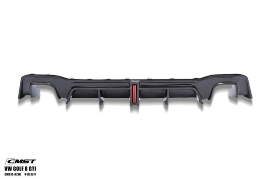 Volkswagen Golf GTI MK8 2022-ON with Aftermarket Parts - Pre-preg Carbon Fiber/FRP Rear Diffuser from CMST Tuning
